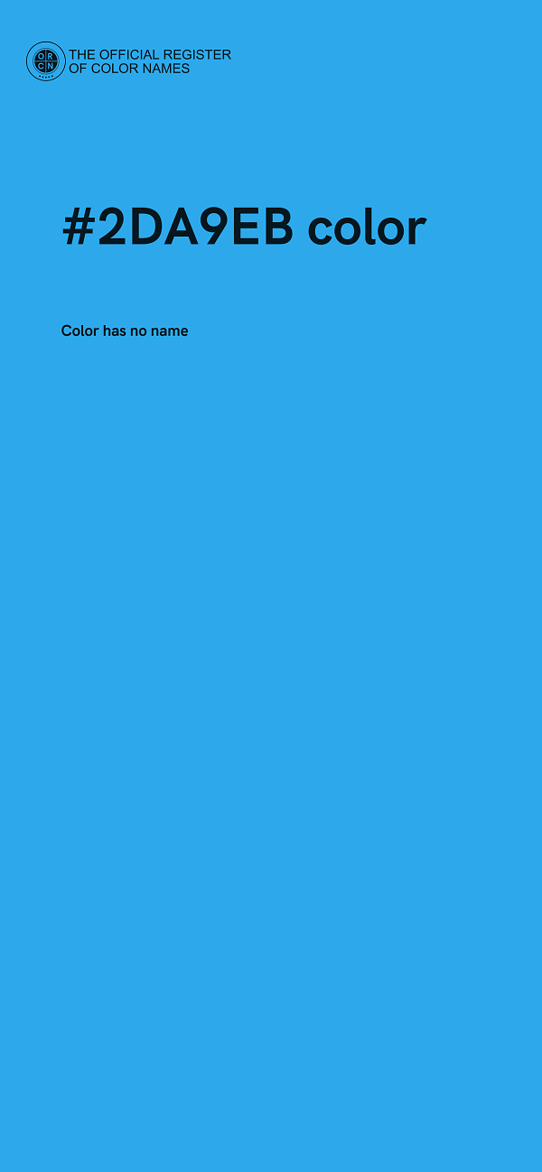 #2DA9EB color image