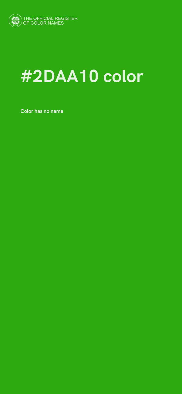 #2DAA10 color image