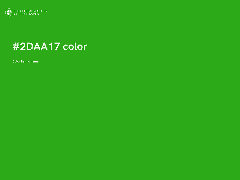 #2DAA17 color image