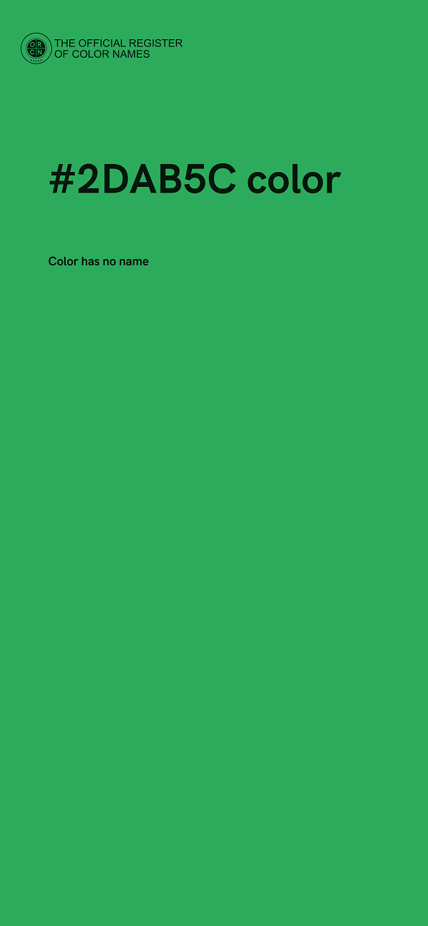#2DAB5C color image