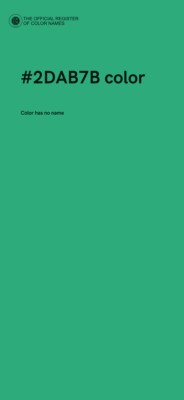 #2DAB7B color image
