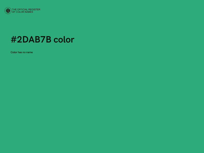 #2DAB7B color image