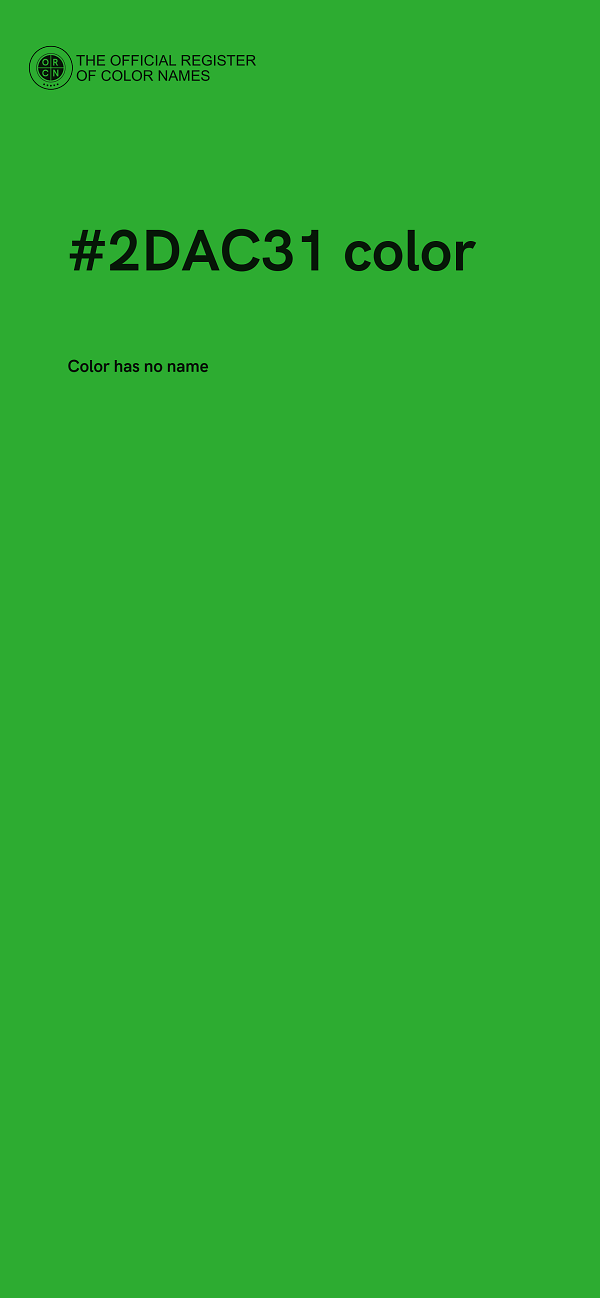 #2DAC31 color image