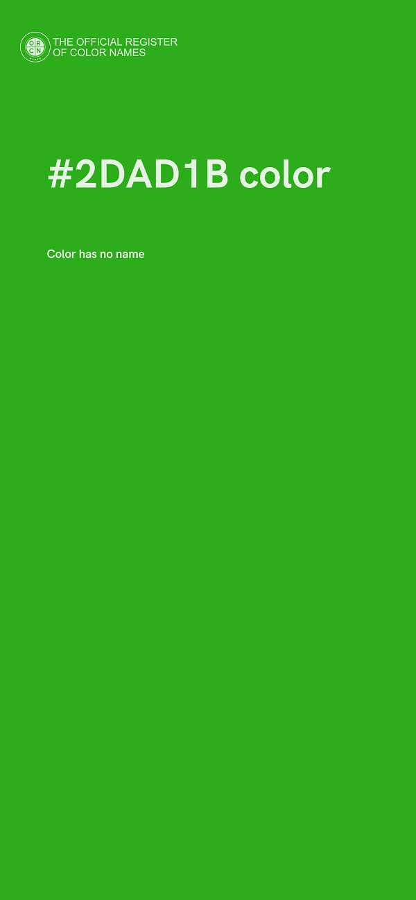 #2DAD1B color image