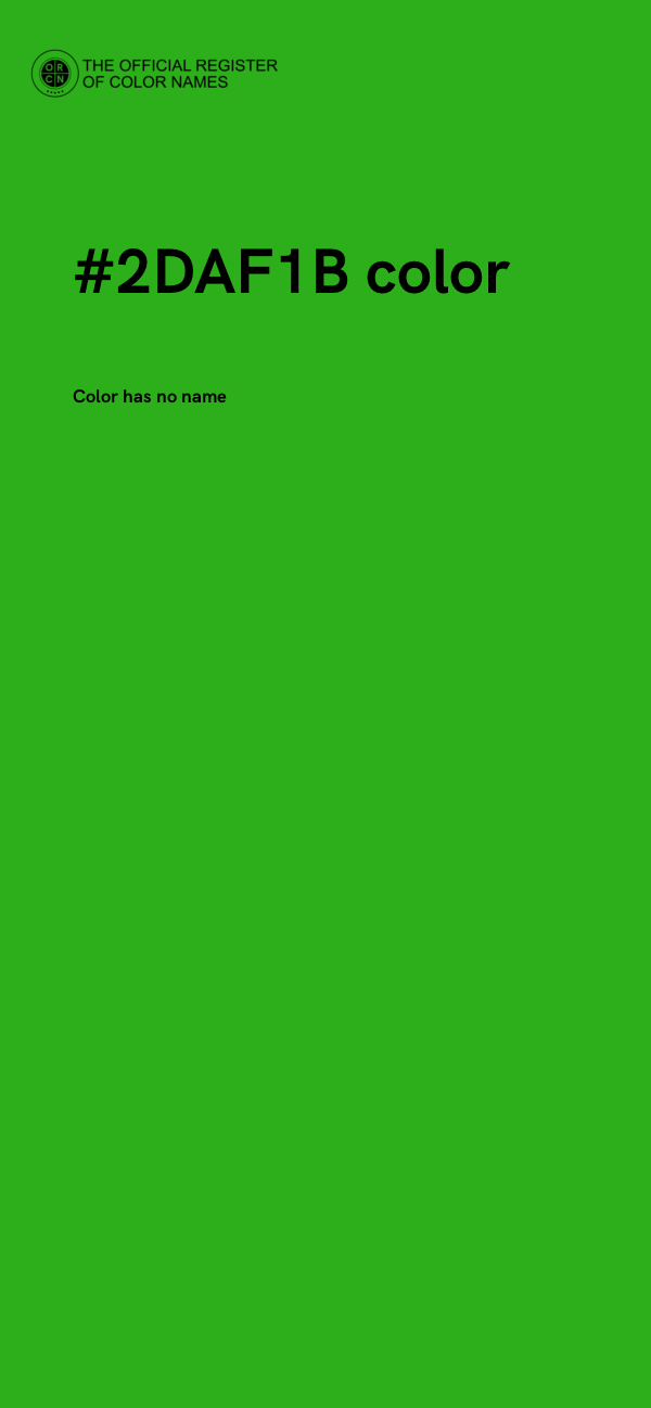 #2DAF1B color image