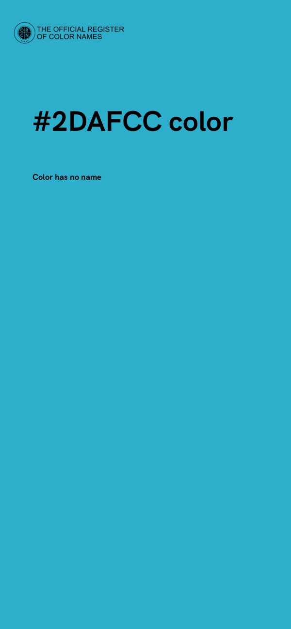 #2DAFCC color image
