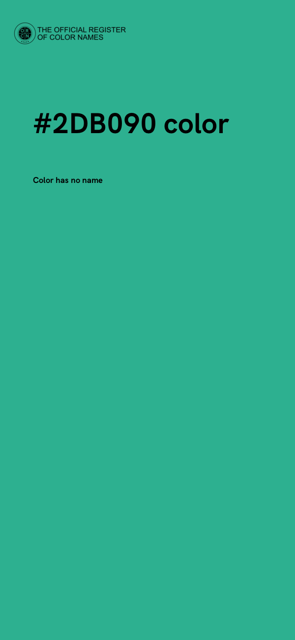 #2DB090 color image