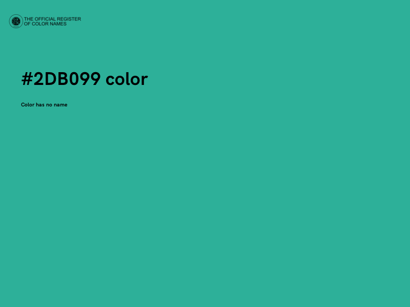 #2DB099 color image