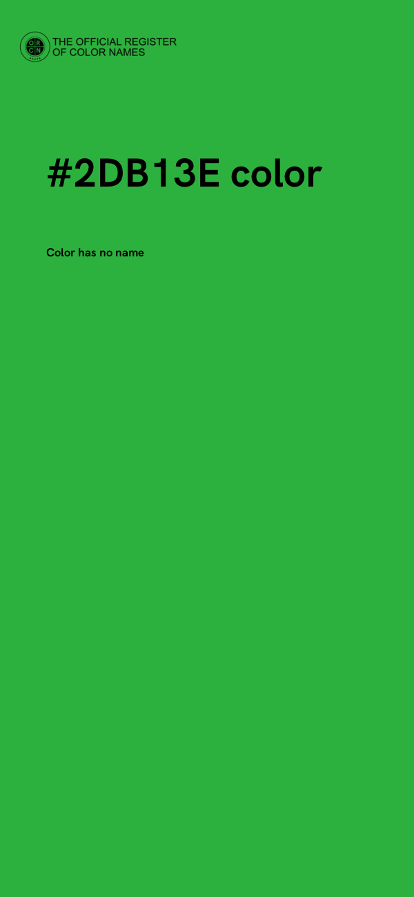 #2DB13E color image