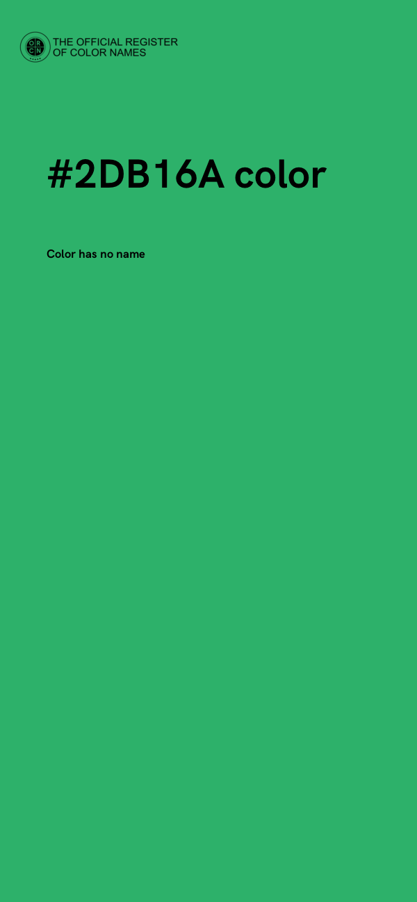 #2DB16A color image