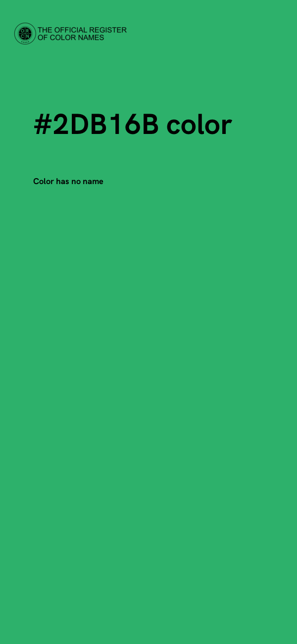 #2DB16B color image
