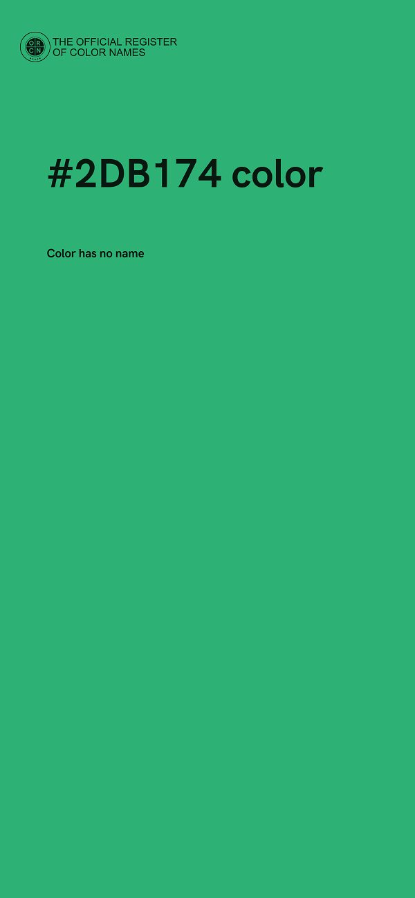 #2DB174 color image