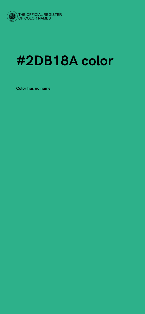 #2DB18A color image