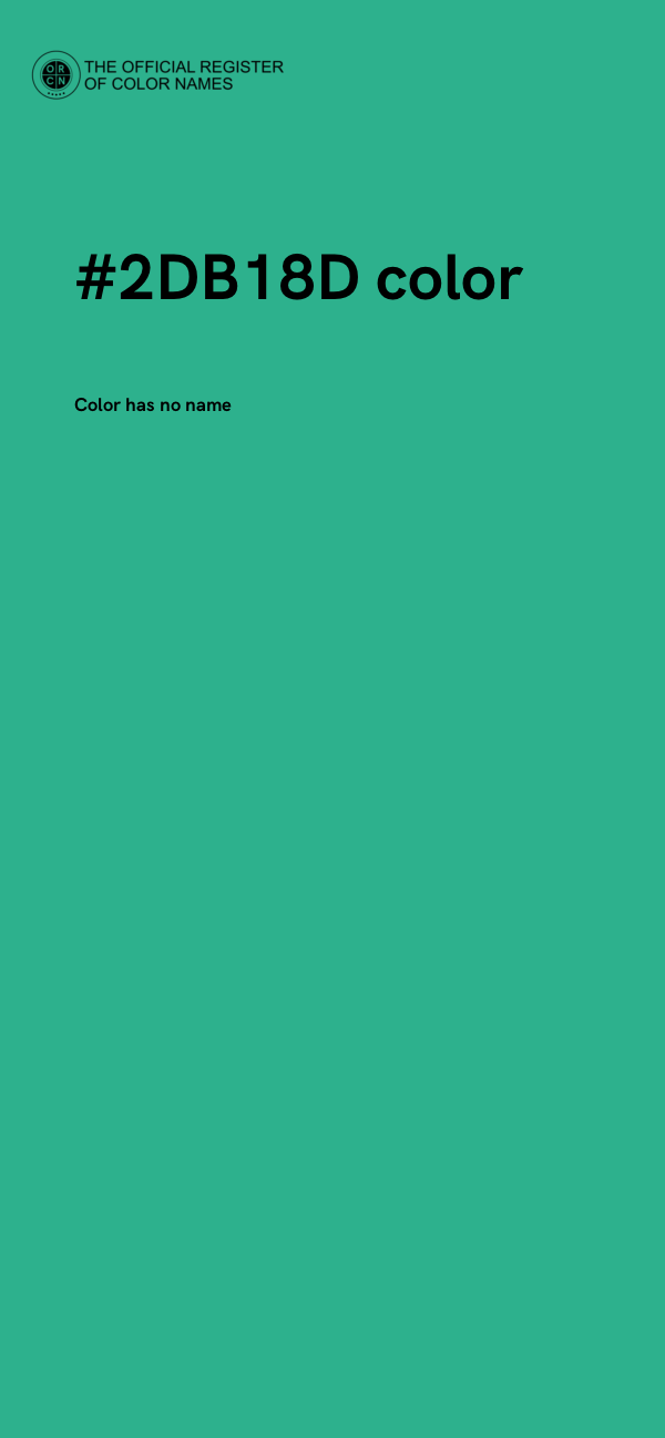 #2DB18D color image