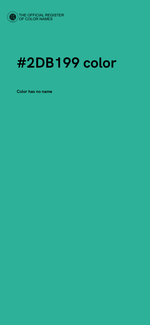 #2DB199 color image