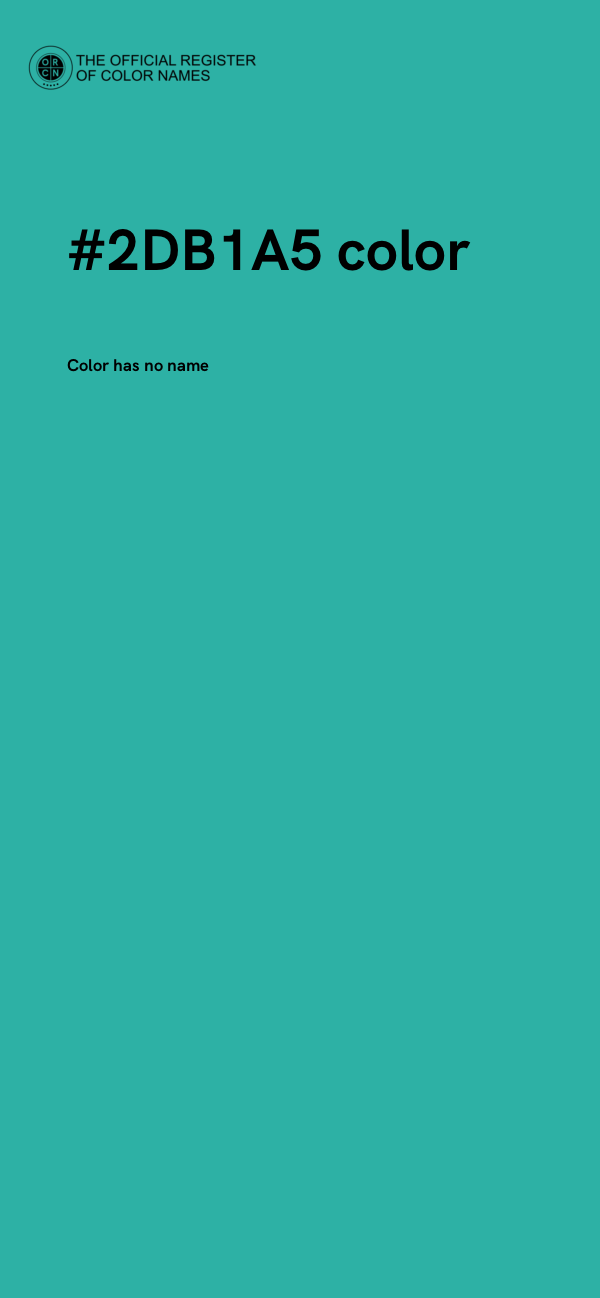 #2DB1A5 color image