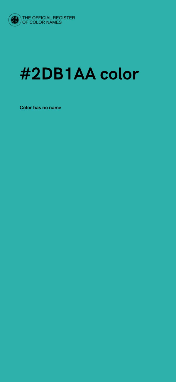 #2DB1AA color image
