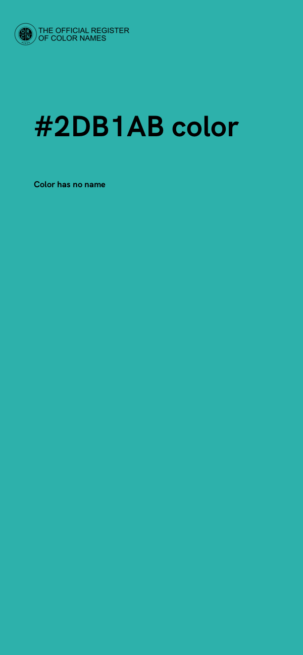 #2DB1AB color image