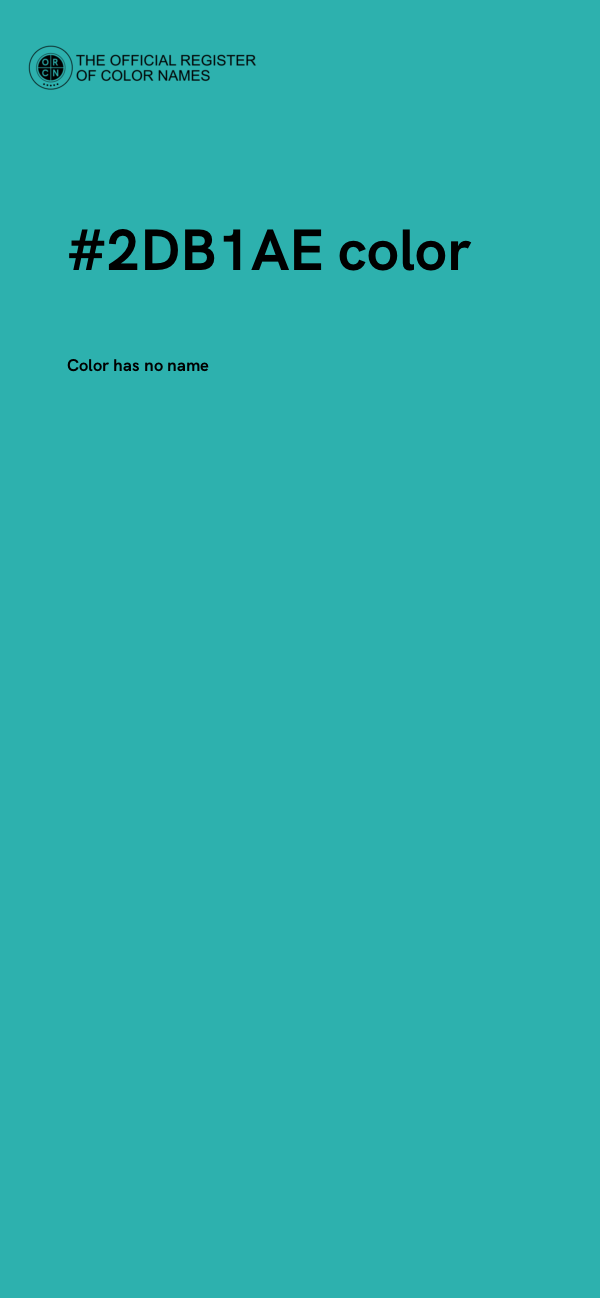 #2DB1AE color image