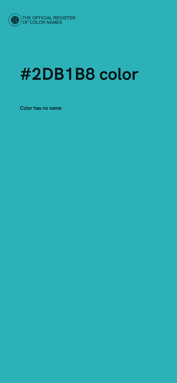 #2DB1B8 color image