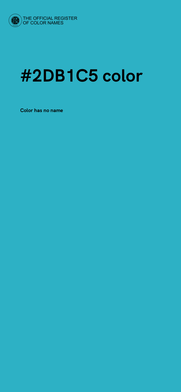 #2DB1C5 color image