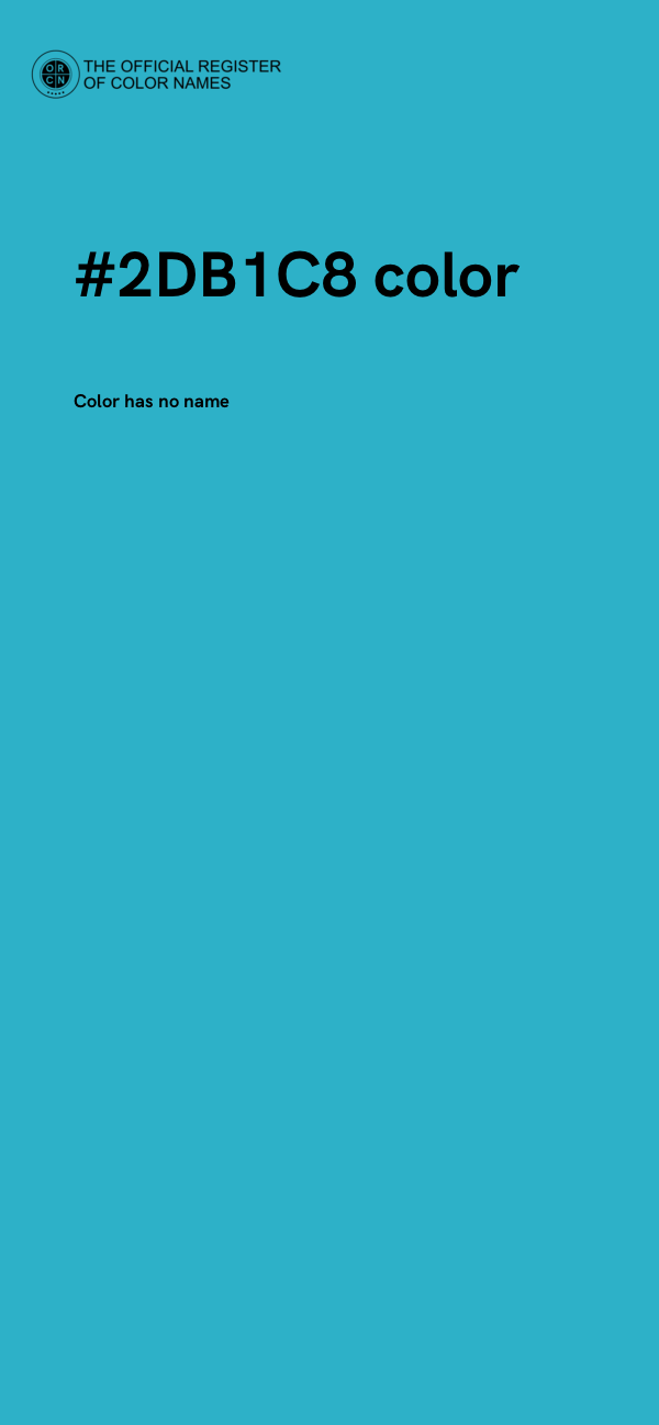 #2DB1C8 color image