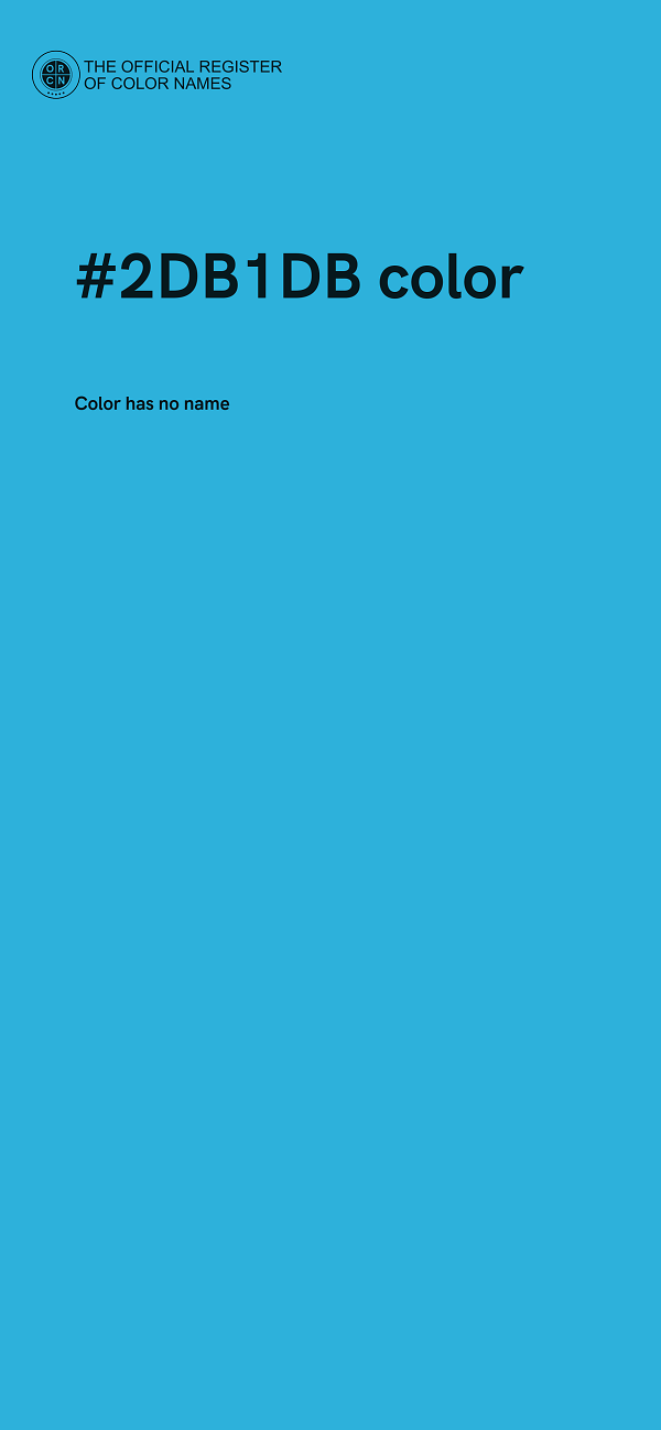 #2DB1DB color image