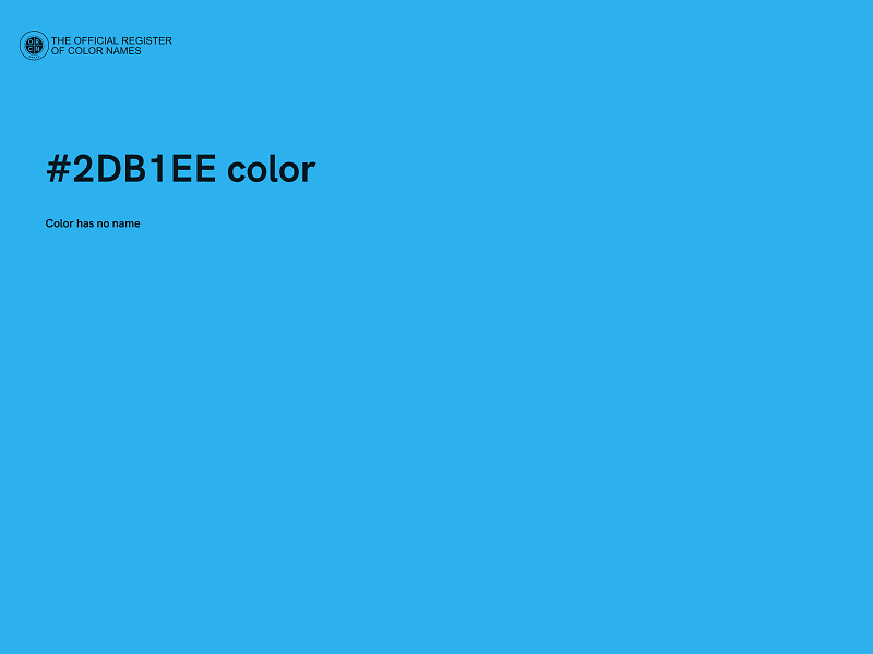 #2DB1EE color image