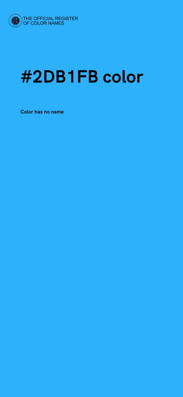 #2DB1FB color image