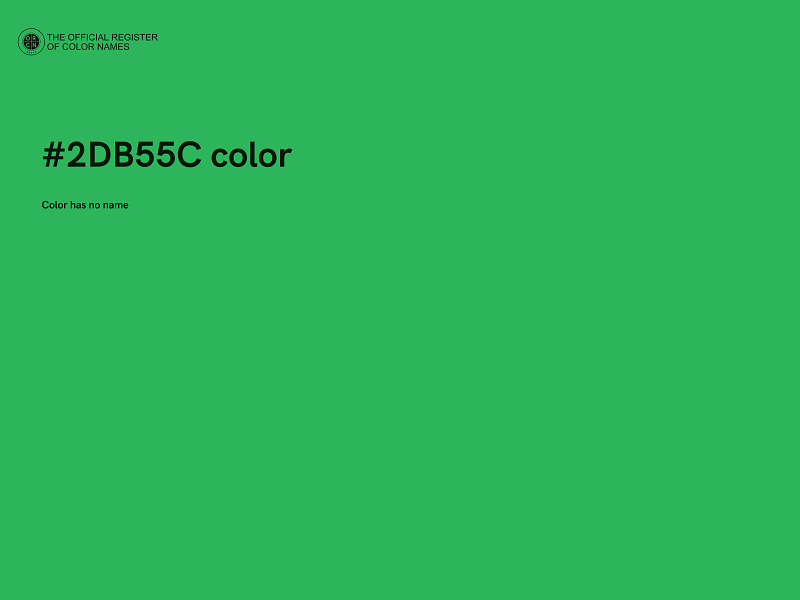 #2DB55C color image