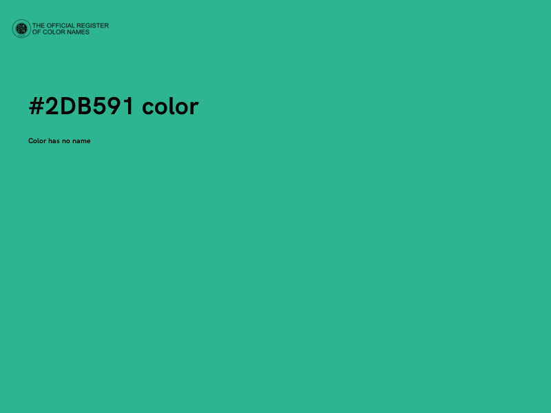 #2DB591 color image