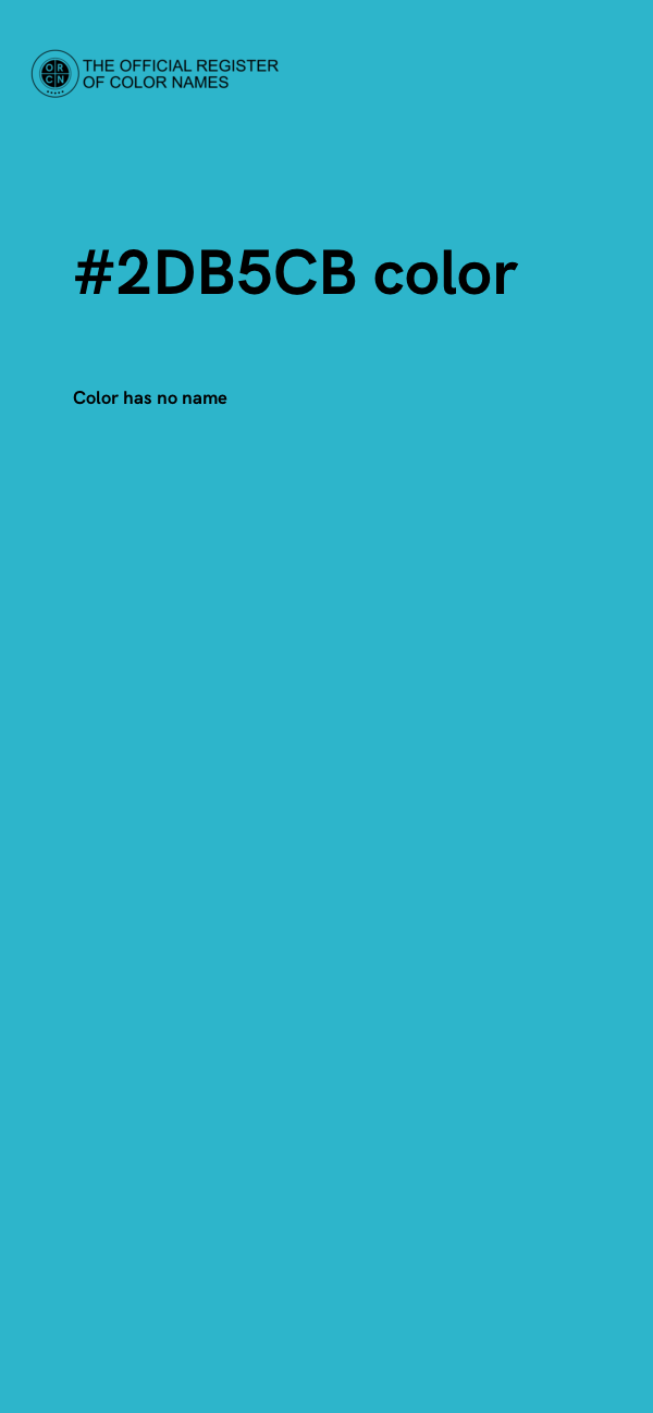 #2DB5CB color image