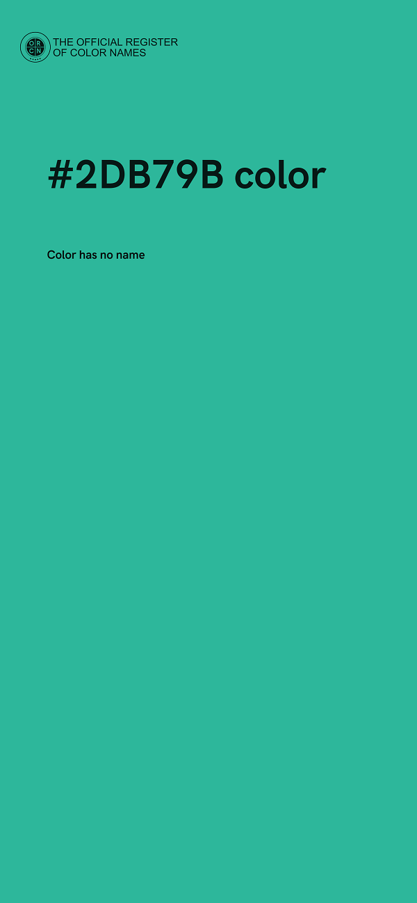 #2DB79B color image