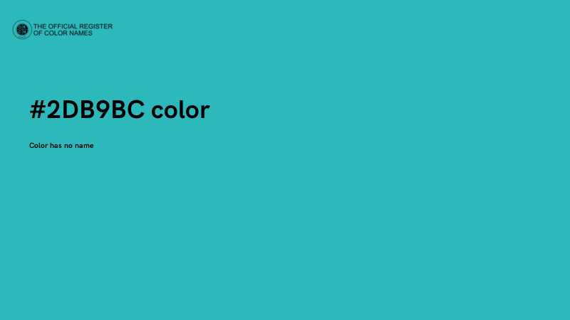 #2DB9BC color image