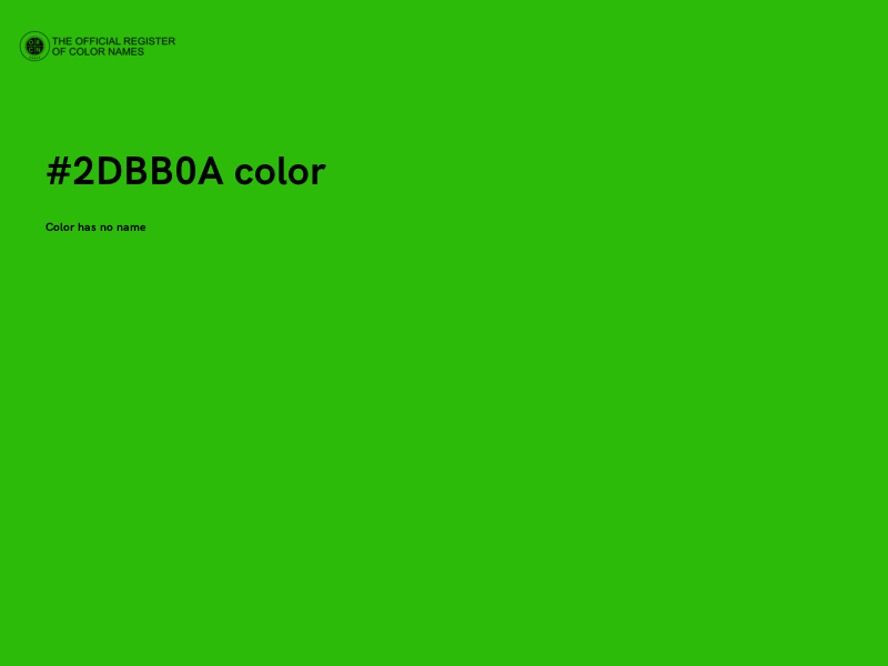 #2DBB0A color image