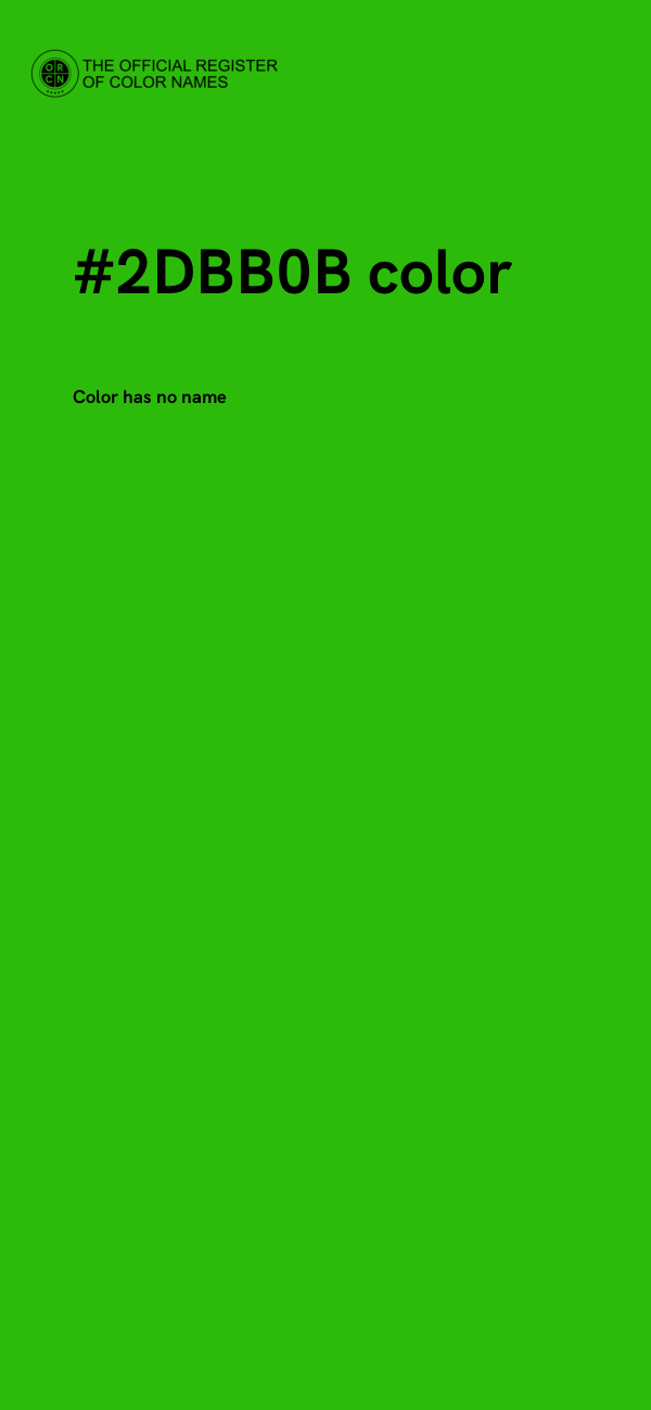 #2DBB0B color image