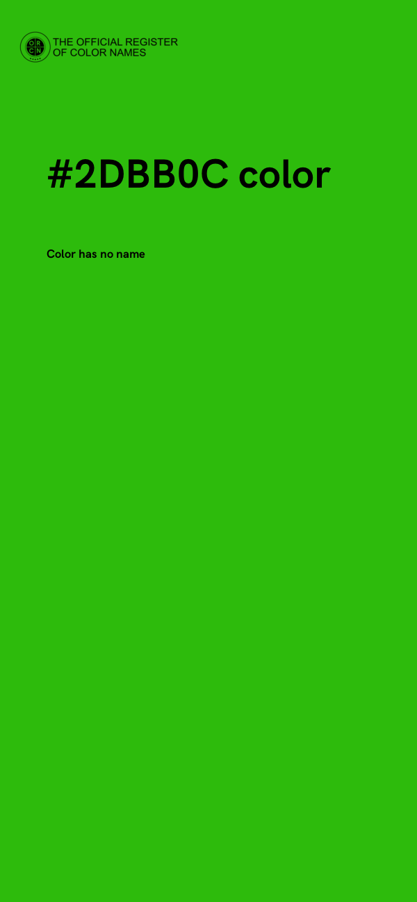 #2DBB0C color image