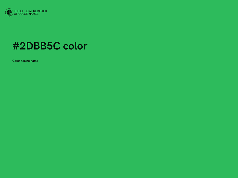 #2DBB5C color image