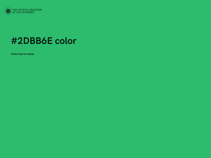 #2DBB6E color image