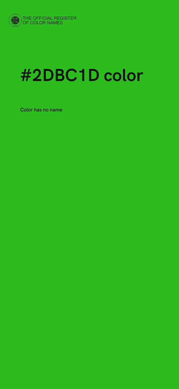 #2DBC1D color image
