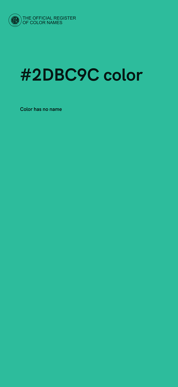#2DBC9C color image