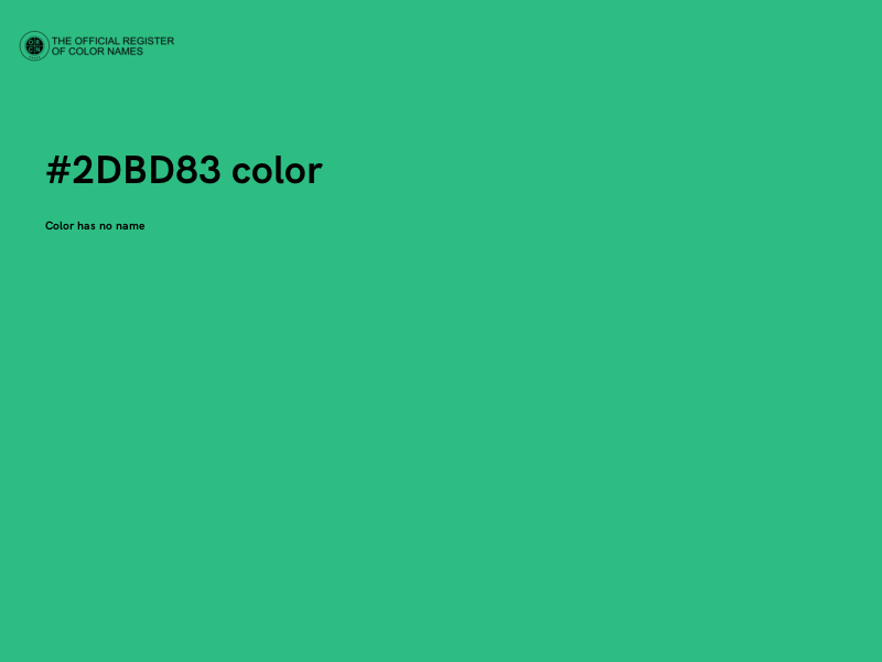 #2DBD83 color image