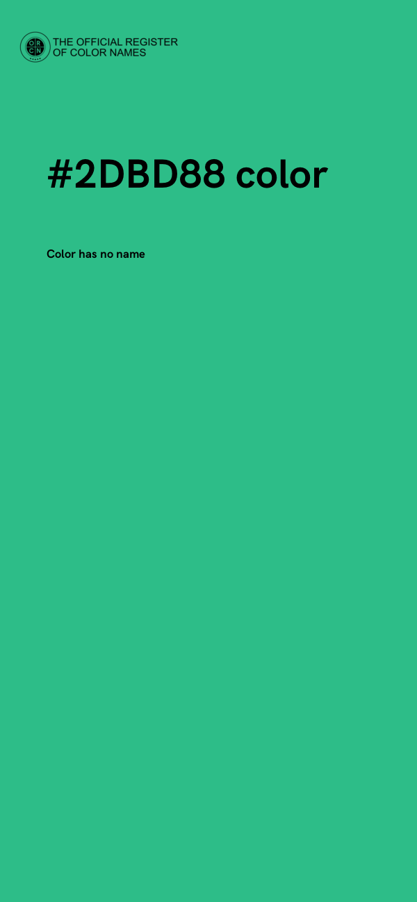 #2DBD88 color image