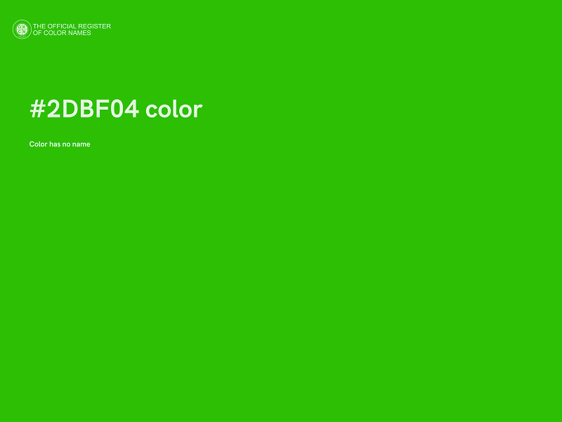 #2DBF04 color image
