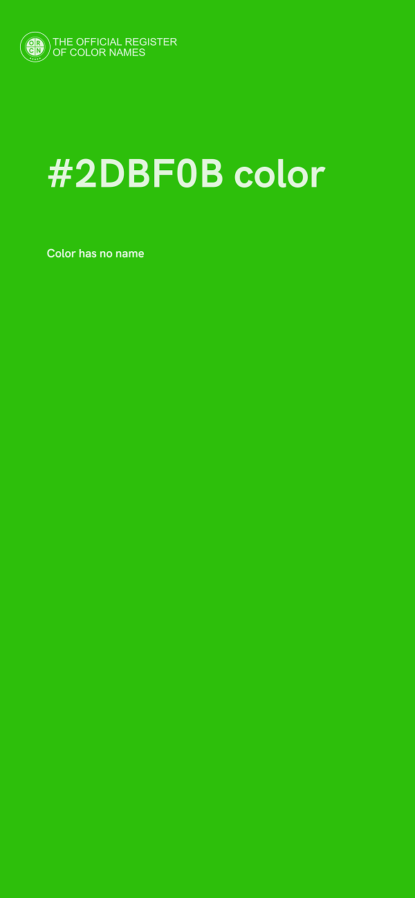 #2DBF0B color image