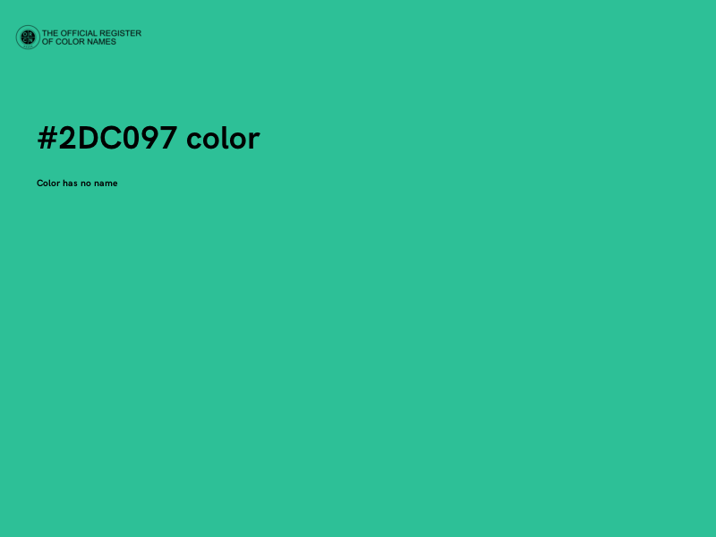 #2DC097 color image
