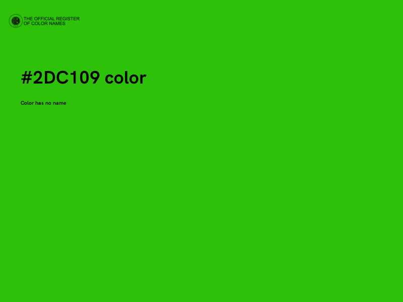 #2DC109 color image