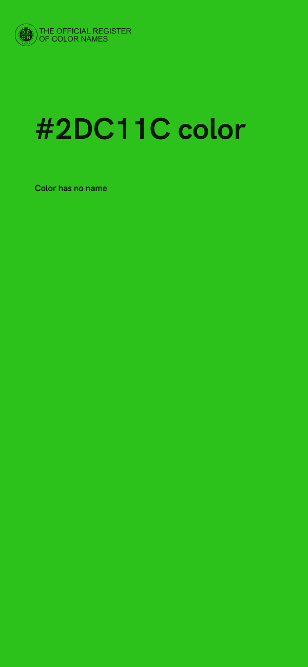#2DC11C color image