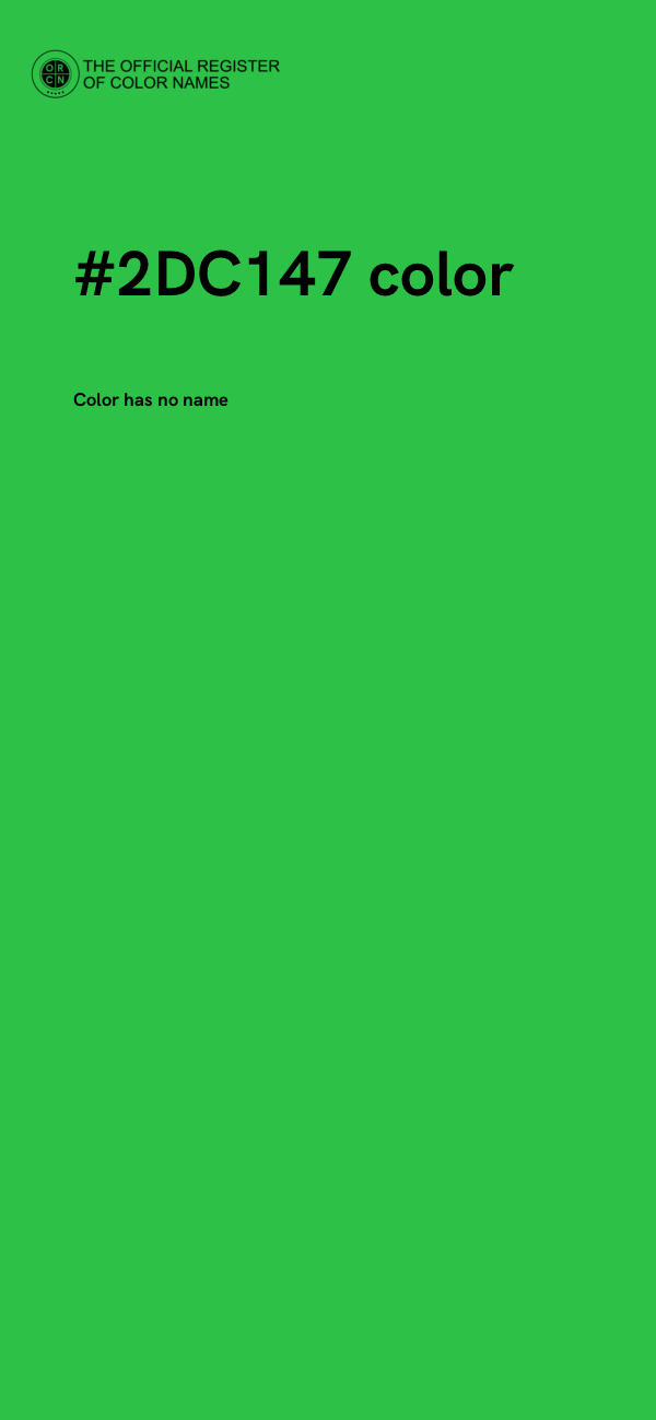 #2DC147 color image