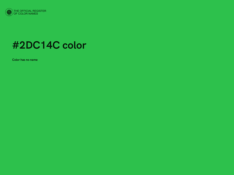 #2DC14C color image